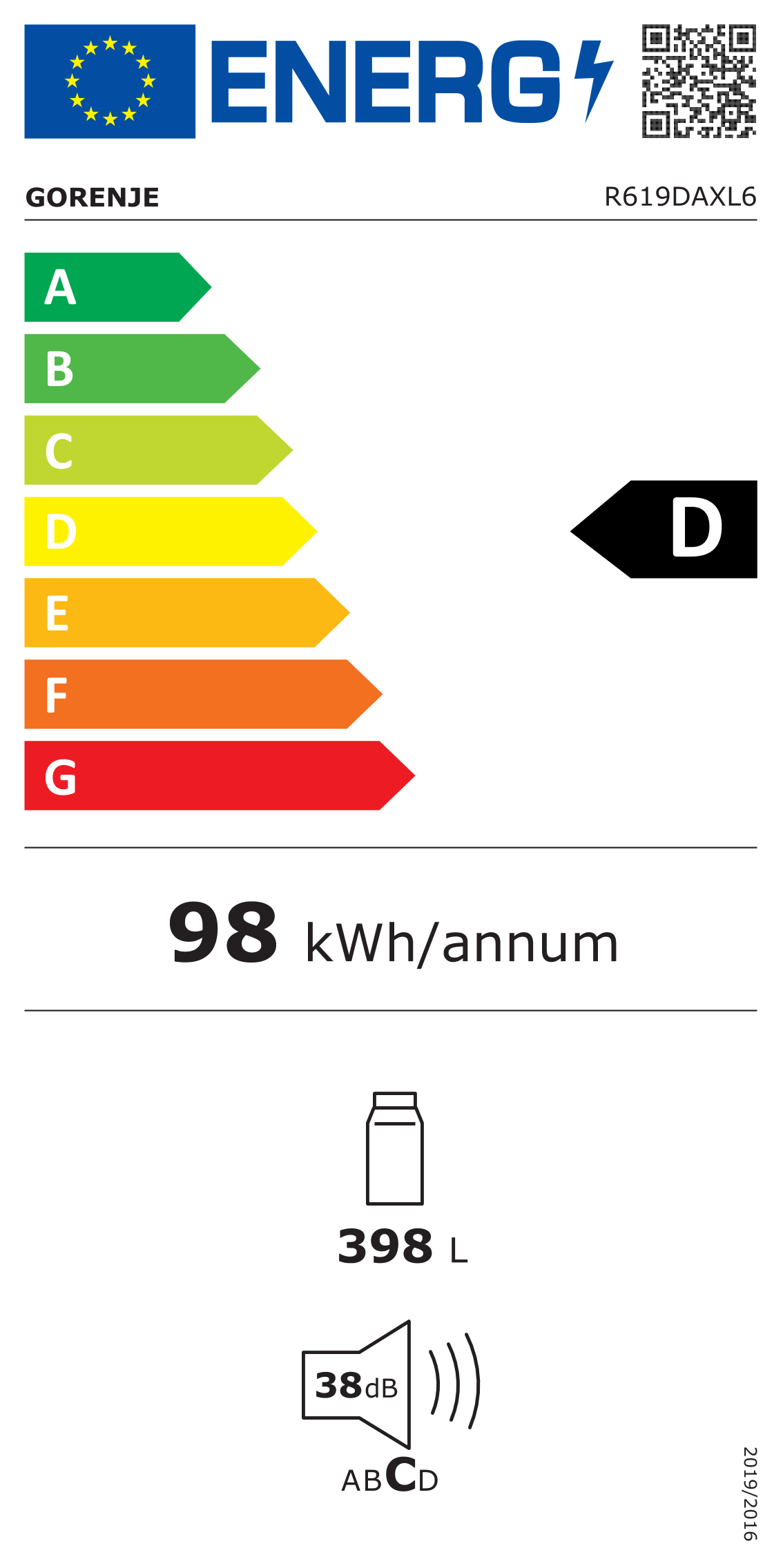 Étiquette énergétique