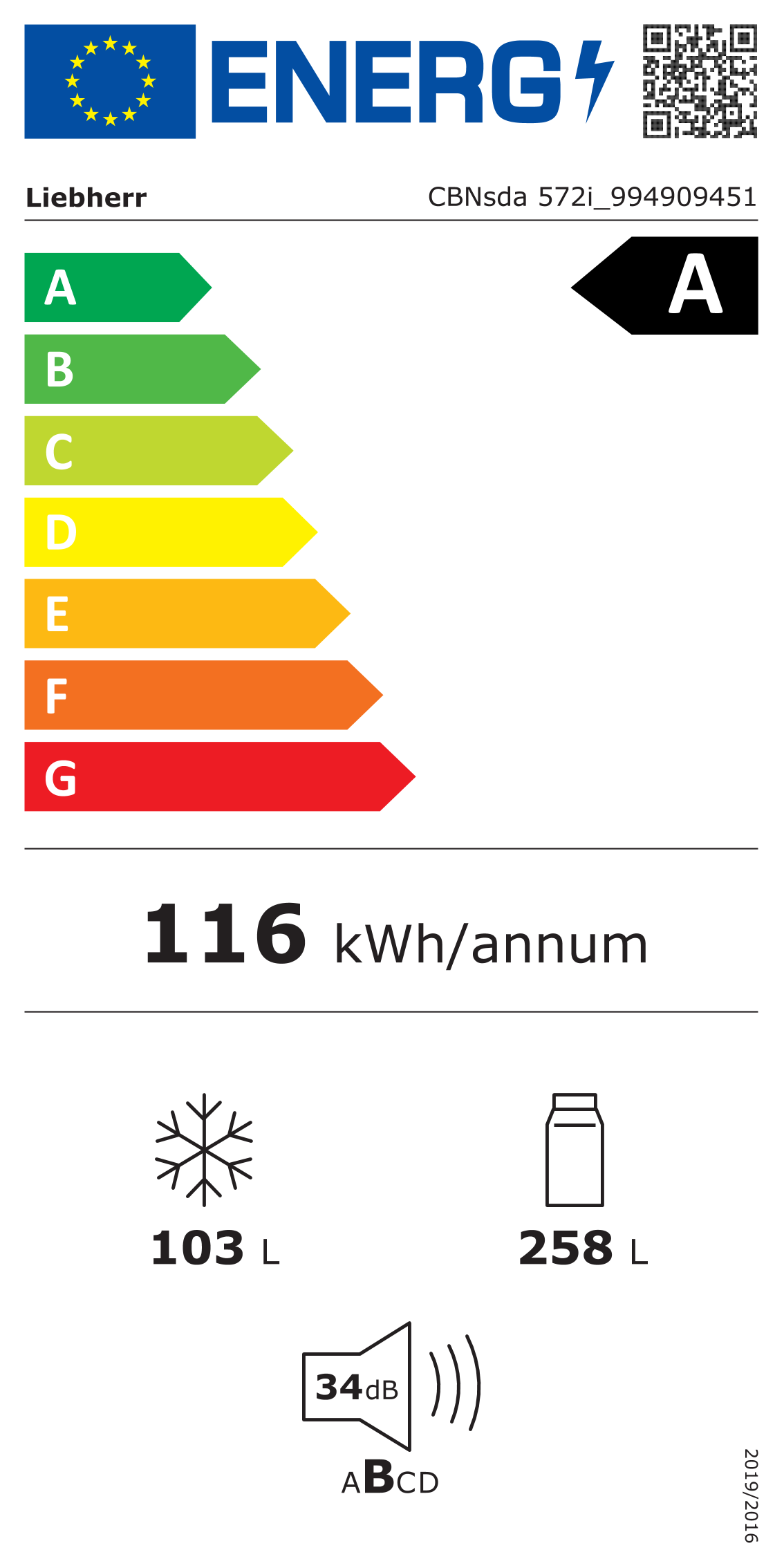 Étiquette énergétique