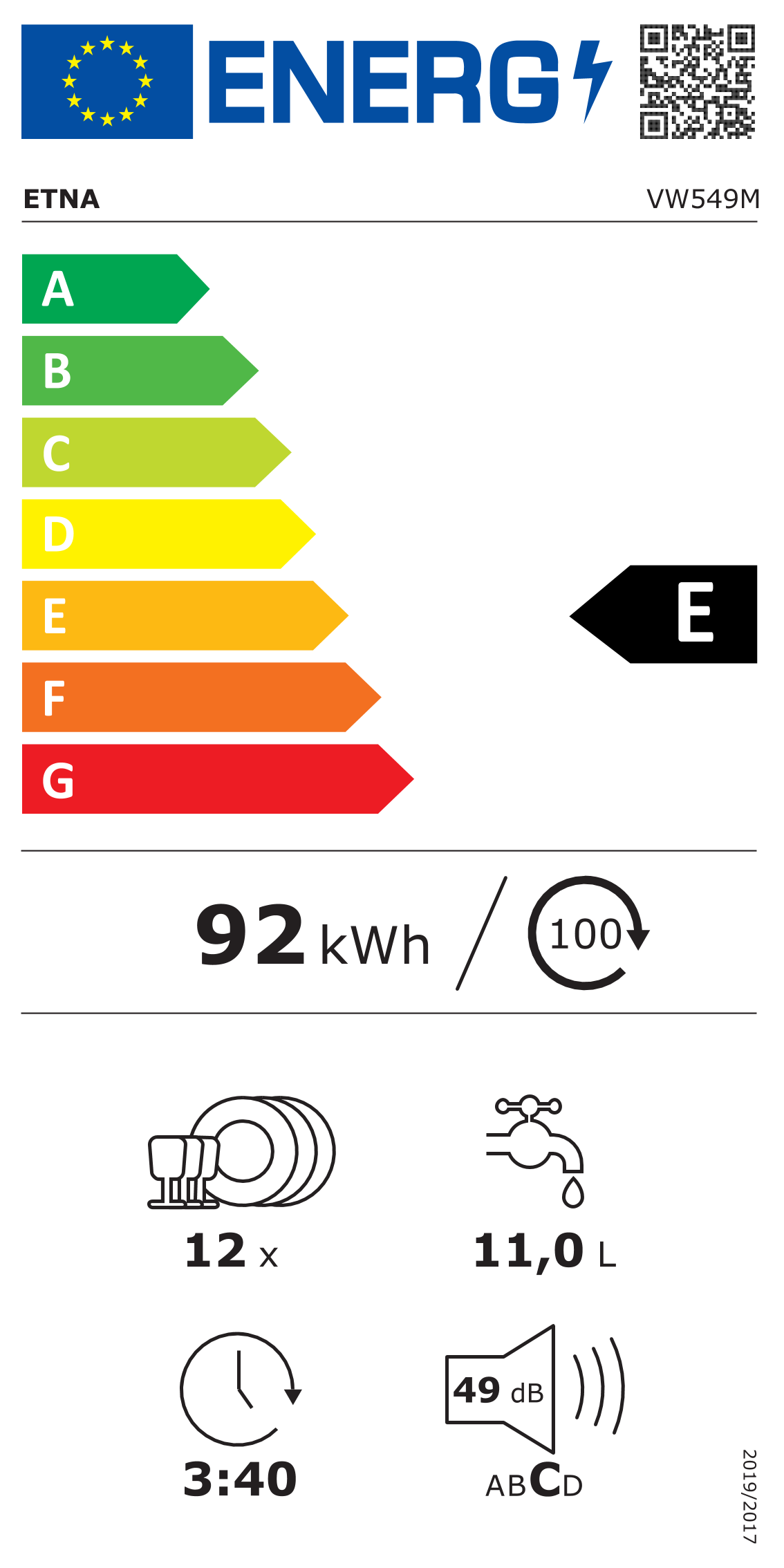Étiquette énergétique
